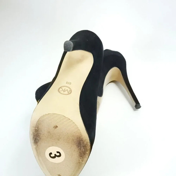 Michael Michael Kors York Suede Pumps Women’s Size 9M Black Stiletto High Heels - Picture 12 of 14